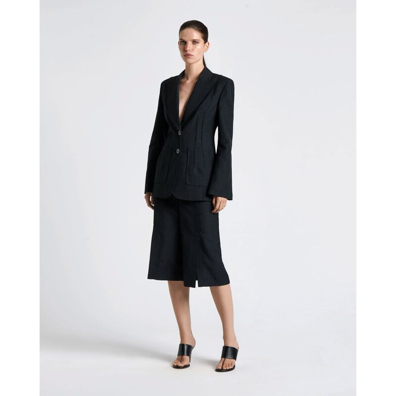 Cue Linen Blend Tailored Blazer image number 3